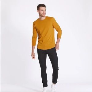 Cuts Clothing Large Honeycomb Curve Hem long sleeve